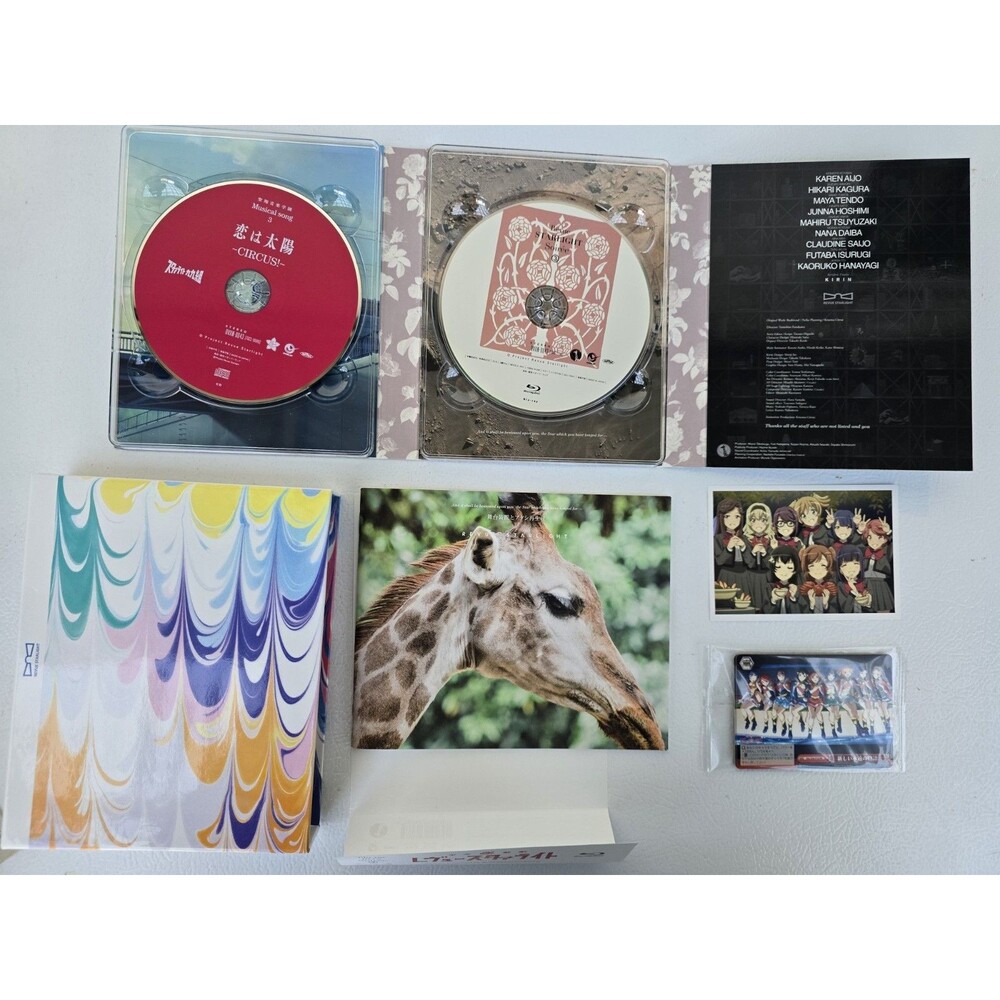 Revue Starlight Blu-ray Box Vol.3 First Limited Edition CD Booklet Card Japan